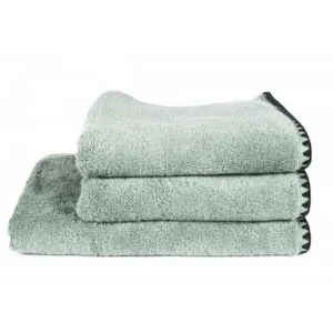 HAOMY TEXTILE Serviettes<Linge de toilette Issey céladon, Haomy