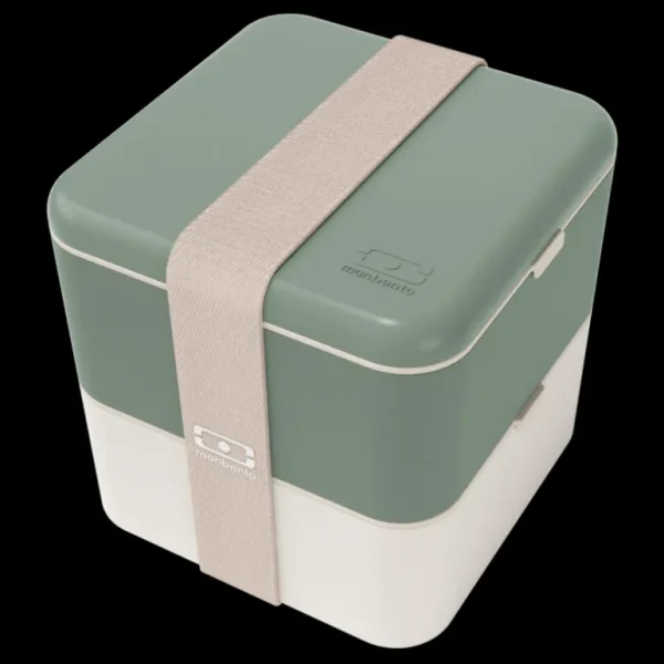 Monbento Ustensiles Pour Le Pique-Nique | Boîtes Repas Et Accessoires<MB Square vert Natural Made In France,