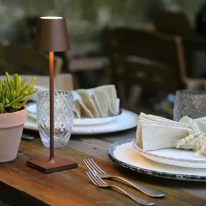 Zafferano Lampes Et Suspensions<Micro lampe de table Poldina Corten,