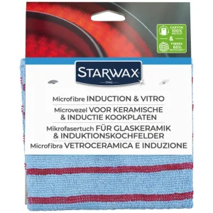 STARWAX Brosserie<Microfibre pour Vitroceram et induction,