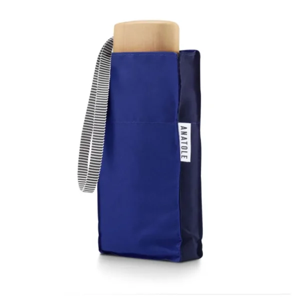 Anatole Les Accessoires<Micro-parapluie bicolore Bleu Roi & Bleu Nuit Victoire,