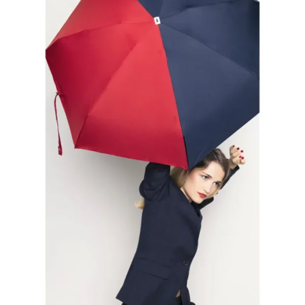 Anatole Les Accessoires<Micro-parapluie Bicolore Bleu Nuit Rouge Emile,