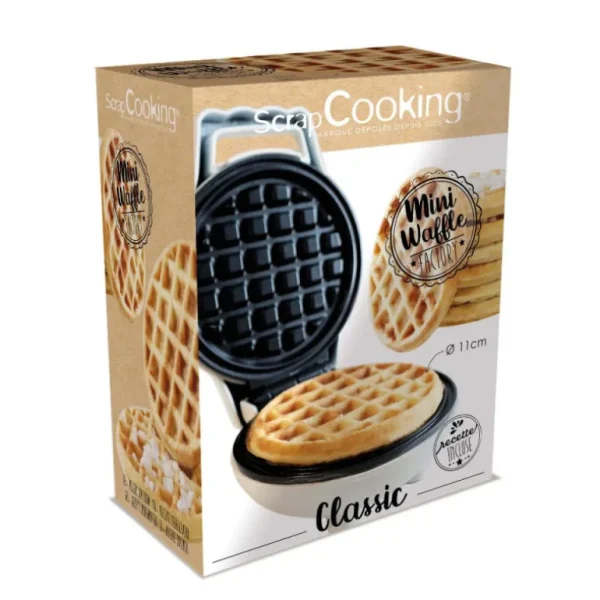 ScrapCooking Gaufres Et Croque-Monsieurs<Mini gaufrier pour gaufres Liégeoises,