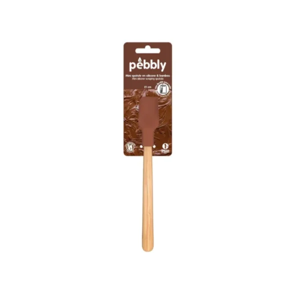 PEBBLY Ustensiles En Nylon Ou Silicone<Mini spatule Chocolat en bambou et silicone,