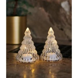 Sirius Lampes Et Suspensions<2 mini-sapins transparents led Lucy,