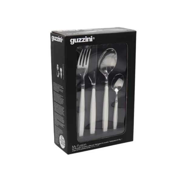 GUZZINI Ménagères Couverts<Ménagère 24 pièces My Fusion Blanc,