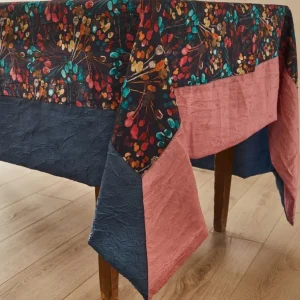 José Houel Nappes<Nappe Taffetas Froissé Mazzo Navy,