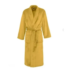 SENSEI Peignoirs<Peignoir polaire Komo Ocre,