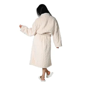 SENSEI Peignoirs<Peignoir polaire Warm Wool Ecru,