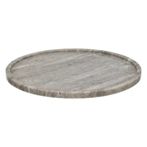 Pomax Les Plateaux | Les Plateaux À Fromage<Plat Ø 30 cm Marmar Gris,