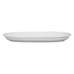 Côté Table Les Plats De Service<Plat ovale en faïence blanc 43 x 24 cm Darcy,