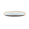 Medard de Noblat Les Plats De Service<Plat ovale PM Shadow Aqua, Médard de Noblat