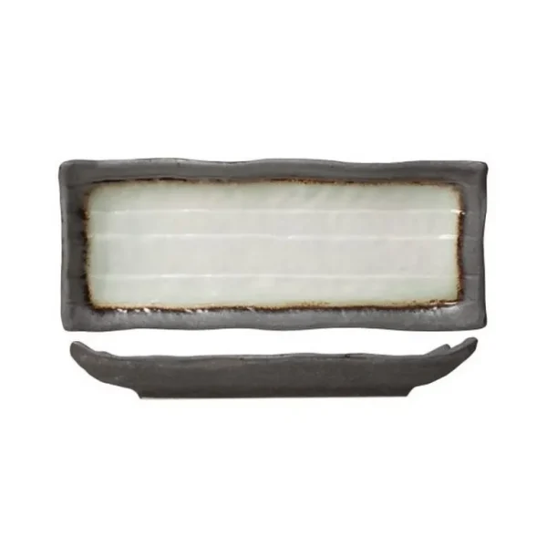 Cosy & Trendy Les Plats De Service<Plat rectangulaire en porcelaine 11 x 28 cm Stone,