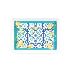 GUZZINI Les Plateaux<Plateau rectangulaire Flower & Lemon,