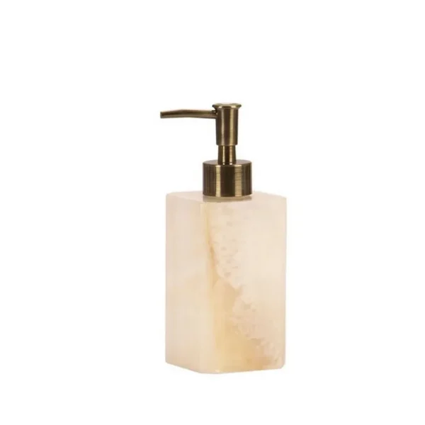 Andrea House Coin Lavabo | Coin Douche Et Bain<Pompe à savon Marbre Blanc,