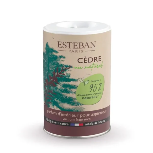 ESTEBAN Aspirateurs<Poudre parfumée pour aspirateur Cèdre au naturel, Estéban