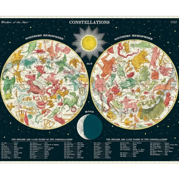 Cavallini & Co Les Jeux D'Intérieur<Puzzle 1000 pièces Constellations,