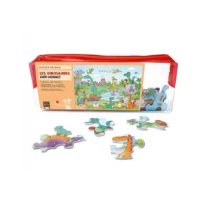 Enfant Wilson Jeux Les Jeux Pour Enfant | Les Jeux D'Intérieur<Puzzle en bois 24 pièces Les Dinosaures,