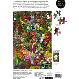 HACHETTE Les Jeux D'Intérieur<Puzzle Le Tour du Monde en 50 Plantes, Marabout