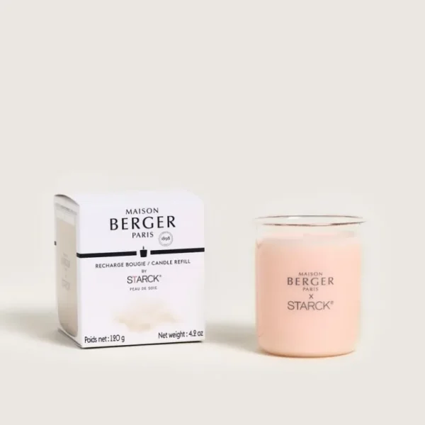 MAISON BERGER Bougies Parfumées<Recharge Bougie By Starck Peau de Soie,