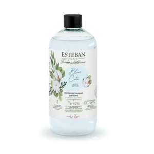 ESTEBAN Parfums D'Intérieur<Recharge bouquet parfumé 500 ml Blanc Coton,