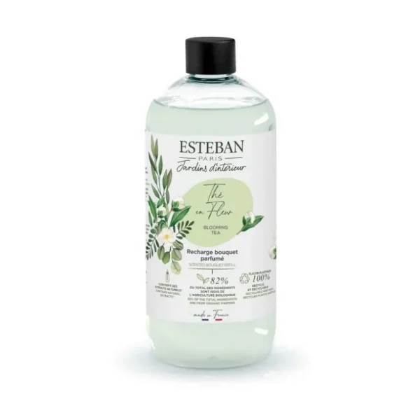 ESTEBAN Parfums D'Intérieur<Recharge bouquet parfumé 500 ml Thé en Fleur,