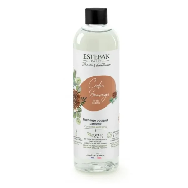 ESTEBAN Parfums D'Intérieur<Recharge bouquet parfumé 250 ml Cèdre Sauvage,