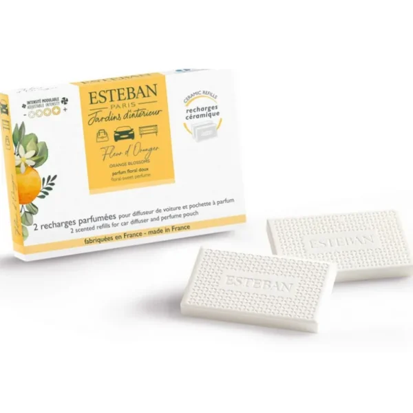 ESTEBAN Diffuseurs De Parfum D'Intérieur<Recharge parfumée pour diffuseur de voiture Fleurs d'Oranger,