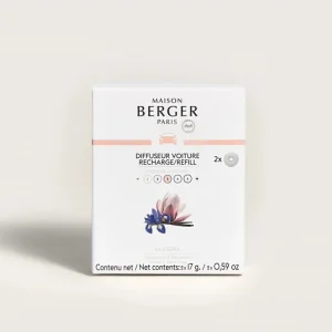 MAISON BERGER Diffuseurs De Parfum D'Intérieur<2 recharges diffuseur de voiture Liliflora,