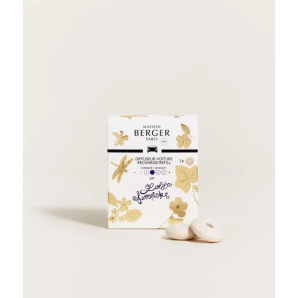 MAISON BERGER Diffuseurs De Parfum D'Intérieur<2 recharges diffuseur voiture Lolita Lempicka,