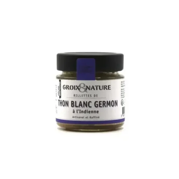 Groix et Nature Tartinables<Rillettes de Thon Blanc Germon à l'Indienne,