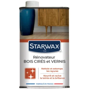 STARWAX Bois<Rénovateur bois cirés et vernis pour mobilier intérieur,