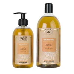 Marius Fabre Les Soins | Coin Lavabo<Savon liquide de Marseille Santal,