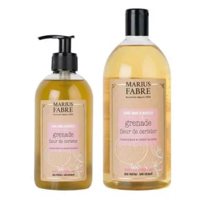 Marius Fabre Les Soins | Coin Lavabo<Savon liquide de Marseille Fleur de cerisier Grenade,