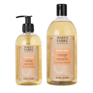 Marius Fabre Les Soins | Coin Lavabo<Savon liquide de Marseille Orange Cannelle,