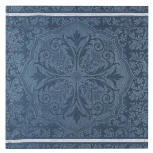 LE JACQUARD Français Serviettes<Serviette de table Armoiries Lin Céruléen,