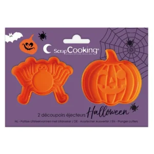 ScrapCooking Emporte-Pièce<Set de 2 découpoirs éjecteurs Halloween,