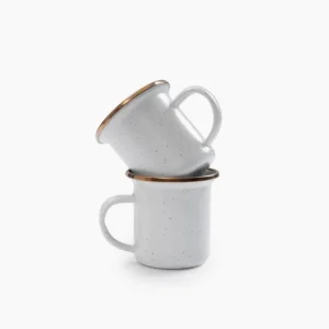 Barebones Bols, Mugs Et Tasses<Set de 2 Tasses Expresso en Email,