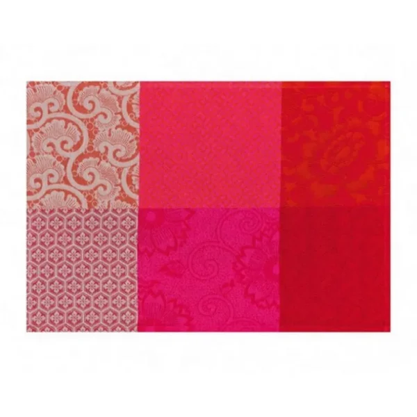 LE JACQUARD Français Sets De Table<Set de table Fleurs de Kyoto Cerise,