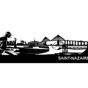 Citizz Objets Insolites | Décorations Murales<Skyline Saint-Nazaire,