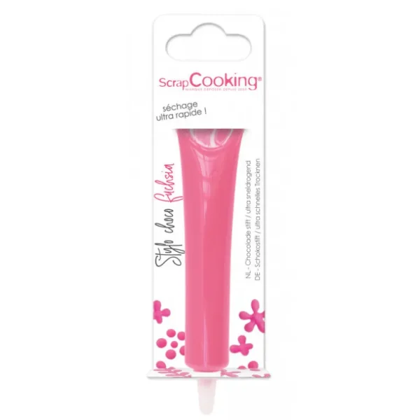 ScrapCooking Les Ingrédients Du Pâtissier<Stylo goût choco Fuchsia,