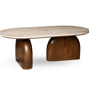 ATHEZZA Tables Basses Et Bouts De Canapé<Table Basse Aydin Travertin,