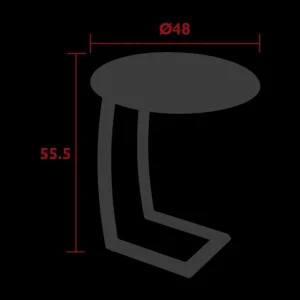 FERMOB Tables De Jardin<Table basse déportée Alizé,