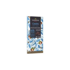VALRHONA Les Ingrédients Du Pâtissier | Le Chocolat<Tablette chocolat noir Caraïbe & Noisettes 66%,