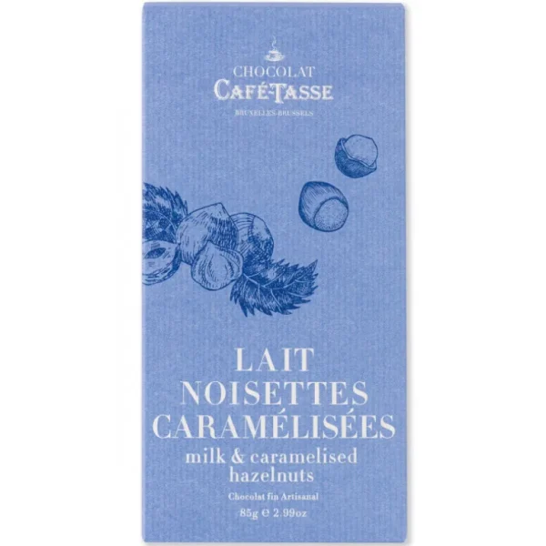 Café Tasse Le Chocolat<Tablette de chocolat au Lait Noisettes Caramélisées,