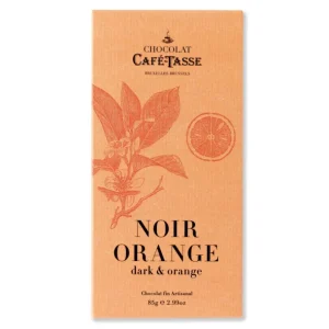 Café Tasse Le Chocolat<Tablette de chocolat Noir Orange,