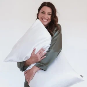 Emily's Pillow Les Accessoires | Housses De Couette, Parures<Taie d'Oreiller en Soie 51 x 76 cm Blanc,