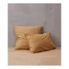 Sylvie Thiriez Housses De Couette, Parures<Taie d'oreiller Percale Marron cire,