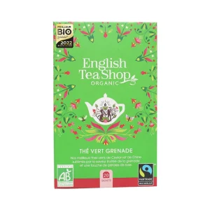 English Tea Shop Les Thés Et Tisanes<Thé Vert Bio Grenade 20 sachets,