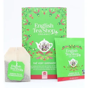 English Tea Shop Les Thés Et Tisanes<Thé Vert Bio Grenade 20 sachets,